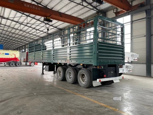 6X4 Fence Semi-Trailer con 1820mm Tread and Jost 2.0 o 3.5 Inch King Pin