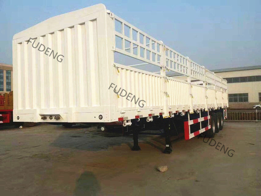 6X4 Fence Semi-Trailer con 1820mm Tread and Jost 2.0 o 3.5 Inch King Pin