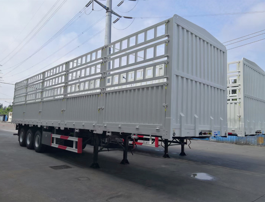 3 assi 4 assi Fence Cargo Trailer con sistemi di sospensione di tipo cross arm