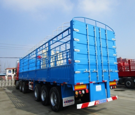 3 assi 4 assi Fence Cargo Trailer con sistemi di sospensione di tipo cross arm