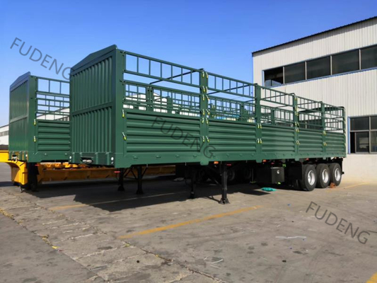 3 assi 4 assi Fence Cargo Trailer con sistemi di sospensione di tipo cross arm