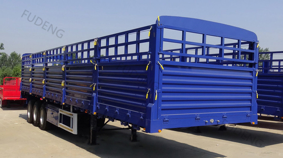 3 assi 4 assi Fence Cargo Trailer con sistemi di sospensione di tipo cross arm