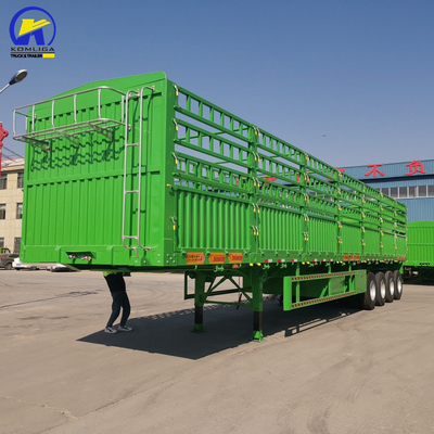 Fence Cargo Trailer Alto muro laterale chiuso Cargo Trasporto Semi-camion Trailer Box Trailer