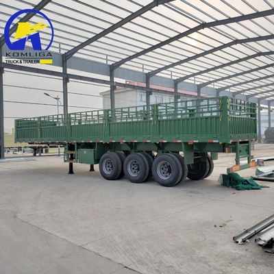 3 assi 13m Animal Livestock Fence Semi rimorchio con asse Fuwa e pneumatici 12.00r20