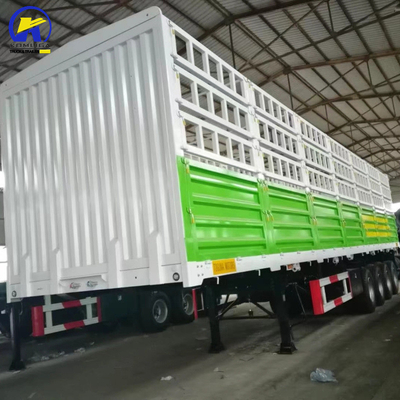3 assi 4 assi Fence laterale per carico semi-camion rimorchio sospensione meccanica