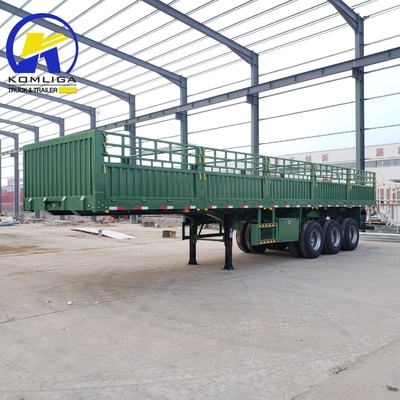 3 assi di recinzione per il bestiame Cargo Semi camion rimorchio con Jost 2.0 o 3,5 pollici King Pin