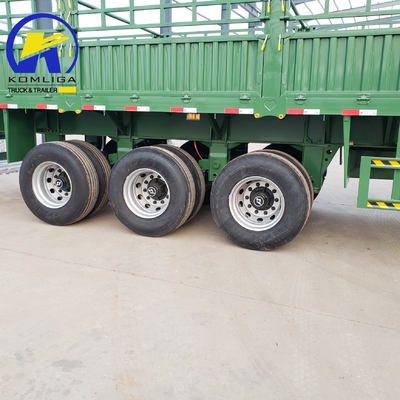 3 assi di recinzione per il bestiame Cargo Semi camion rimorchio con Jost 2.0 o 3,5 pollici King Pin