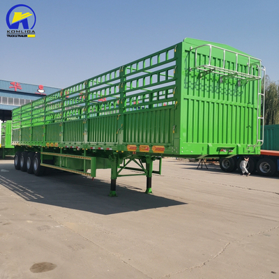 3 assi 4 assi Box Trailer Container Semi-trailer Fence Cargo Trailer con asse Fuwa/BPW
