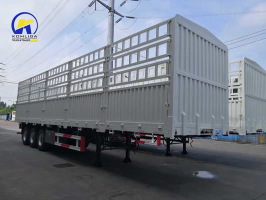 Sospensione meccanica 3 assi 40FT Container Parete laterale semirotter per entro le vostre esigenze