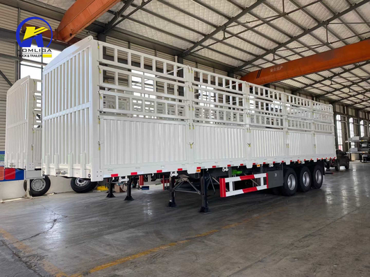 Sospensione meccanica 3 assi 40FT Container Parete laterale semirotter per entro le vostre esigenze