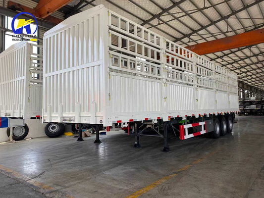 Sospensione meccanica 3 assi 40FT Container Parete laterale semirotter per entro le vostre esigenze