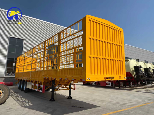 3 assi 40FT Container Side Wall Semi-Retrailer Truck con traccia principale Q345b Acciaio al meglio