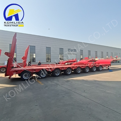 1100r20 3/4/5/6/7/8 Assello letto basso Lowboy autocarro a collo di gallina staccabile semirimorchio