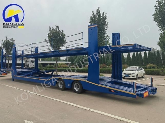 2 assi 6-8 unità sollevamento idraulico trasporto trasportatore auto rimorchio con 13/16 tonnellate asse