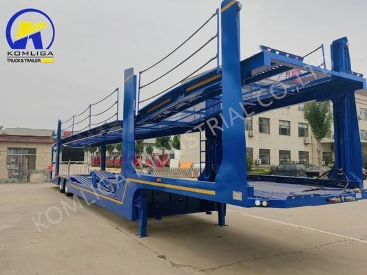 2 assi 6-8 unità sollevamento idraulico trasporto trasportatore auto rimorchio con 13/16 tonnellate asse