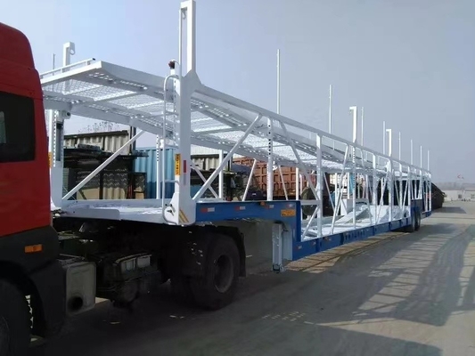 Central Asia Semi-Retrailer Heavy Duty Car Carrier con sistema di frenatura antiblocco ABS