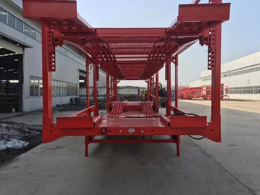 Central Asia Semi-Retrailer Heavy Duty Car Carrier con sistema di frenatura antiblocco ABS
