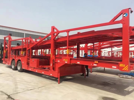 Central Asia Semi-Retrailer Heavy Duty Car Carrier con sistema di frenatura antiblocco ABS