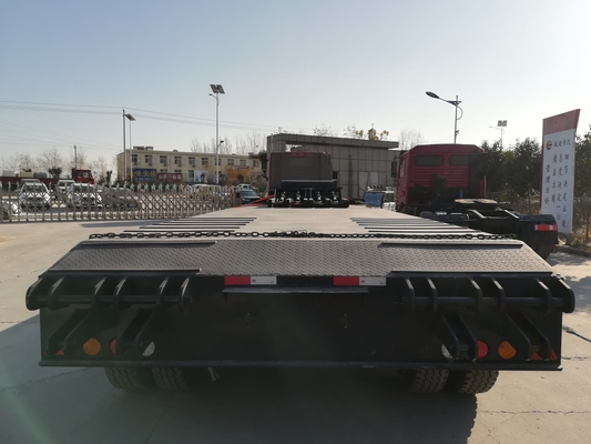 3 assi 50 tonnellate 60 tonnellate Container Tractor Lowbed Trailer con materiali