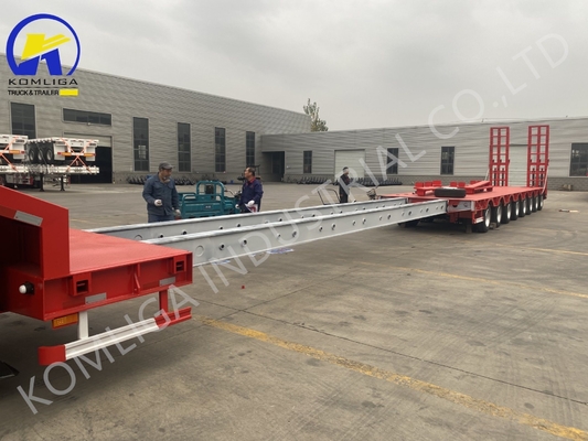 Mercato russo 100 tonnellate 15m 7m semirimorchio con airbag sospensione