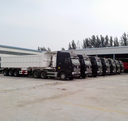 60/70/80 tonnellate di alluminio Tandem con cerniera 9.00-22.5/8.00-20/8.5-20China