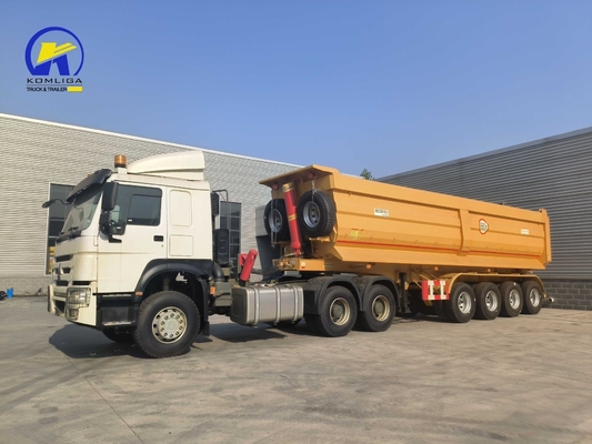 3 assi 4 assi Dump Trailer Truck Tipper Trailer con 9.00-22.5/8.00-20/8.5-20China Rim