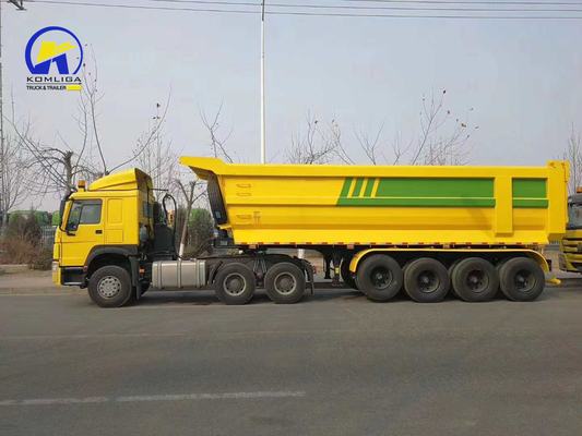 Semi-remolchi da 50 t con base ruota 7000-8000 mm e certificazione GCC