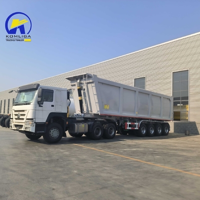 Semi-remolchi da 50 t con base ruota 7000-8000 mm e certificazione GCC