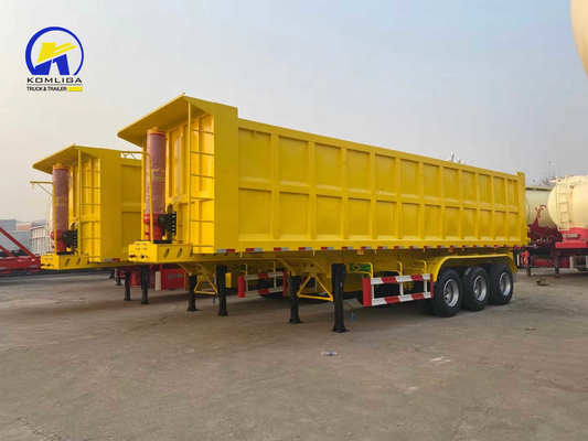 Semi-remolchi da 50 t con base ruota 7000-8000 mm e certificazione GCC