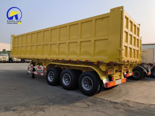 Semi-remolchi da 50 t con base ruota 7000-8000 mm e certificazione GCC