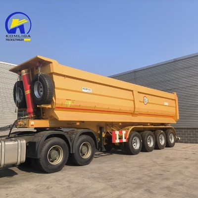 10000x2500x3800mm Sinotruk Dump Trailer con dispositivo di sollevamento anteriore e sospensione a braccio crociato