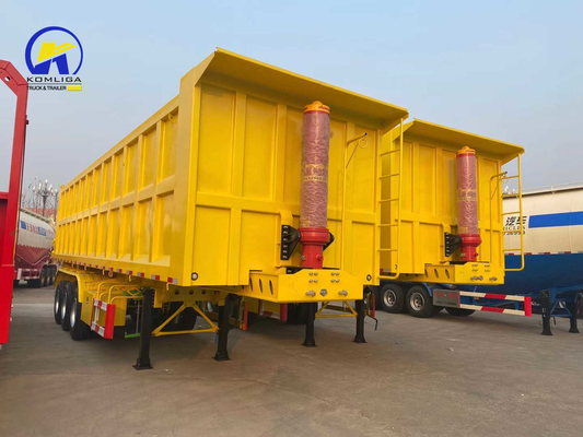 3 assi 4 assi Hydraulic Tipper Dump Trailer con King Pin Jost 2.0 0r 3.5 pollici e caldo