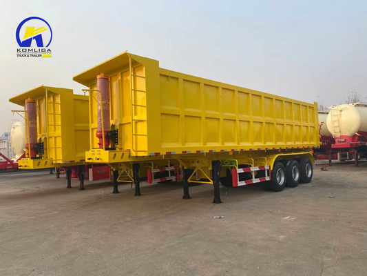 3 assi 4 assi Hydraulic Tipper Dump Trailer con King Pin Jost 2.0 0r 3.5 pollici e caldo