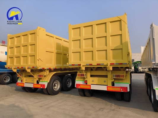 3 assi 4 assi Hydraulic Tipper Dump Trailer con King Pin Jost 2.0 0r 3.5 pollici e caldo