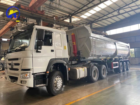 3 assi Tri-assi 40cbm Sinotruk Dump Trailer personalizzazione e richiesta personalizzabile
