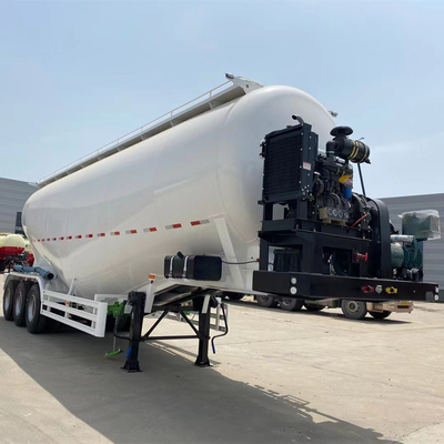 3 assi Cimc Cement Bulker Trailer con 35m3 40m3 45m3 Capacità e 2 portatori di pneumatici di ricambio