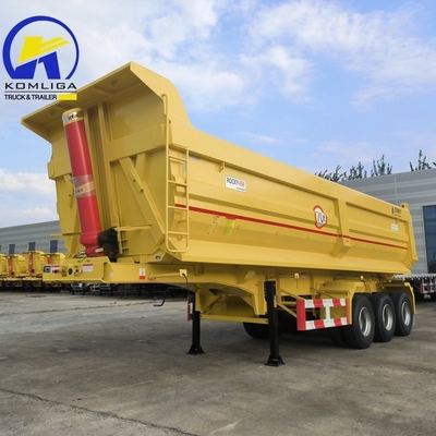 Sinotruk 3/4 Asse Trasporto Tipping Tipper rimorchio di pietra funzione Dump rimorchio