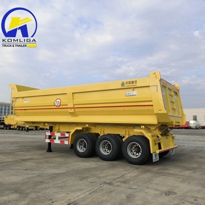 Sinotruk 3/4 Asse Trasporto Tipping Tipper rimorchio di pietra funzione Dump rimorchio