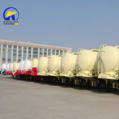 2 pezzi ABS opzionale 3 assi Cementino a sfuso Cisterna semirimorchio con porta pneumatici di ricambio