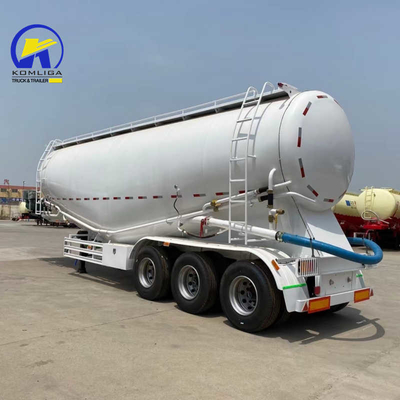2 pezzi ABS opzionale 3 assi Cementino a sfuso Cisterna semirimorchio con porta pneumatici di ricambio