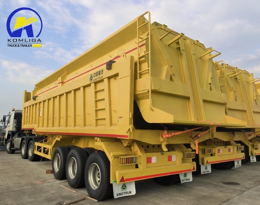 3 assi 30m3/Cbm 50t trattore tipper dumper tipping semirimorchio per cantieri