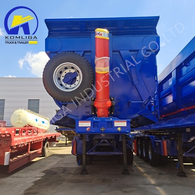Fuwa/BPW Semi-remolchi a cuscinetto piatto per veicoli pesanti 40cbm 45cbm
