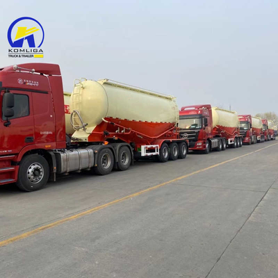 3 assi 45cbm 45000 litri Serbatoio di cemento in polvere a sfuso Camione Semirelletto ad alta capacità