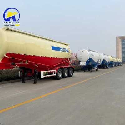 3 assi 45cbm 45000 litri Serbatoio di cemento in polvere a sfuso Camione Semirelletto ad alta capacità