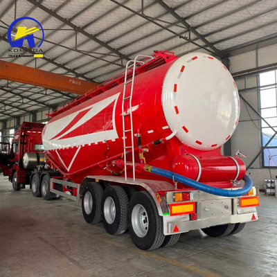 3 assi 45cbm 45000 litri Serbatoio di cemento in polvere a sfuso Camione Semirelletto ad alta capacità