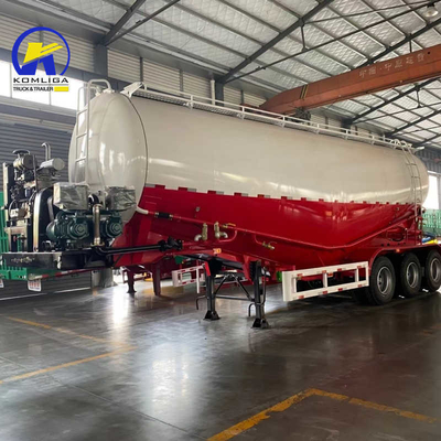 3 assi 45cbm 45000 litri Serbatoio di cemento in polvere a sfuso Camione Semirelletto ad alta capacità