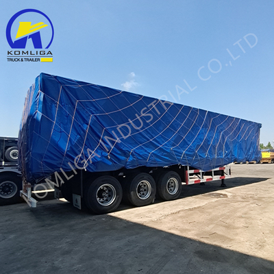 Jost 2.0 o 3.5 Inch King Pin 3 Asse 35cbm Dump Truck idraulico Tipping Semi-Trailer
