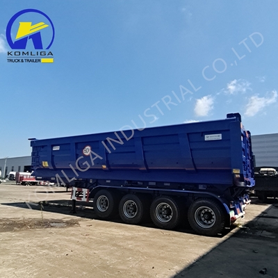 Jost 2.0 o 3.5 Inch King Pin 3 Asse 35cbm Dump Truck idraulico Tipping Semi-Trailer