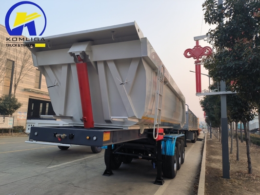 3 assi rimorchio per scarico rimorchio per ribaltamento rimorchio per scarico semirimorchio per materiali da costruzione