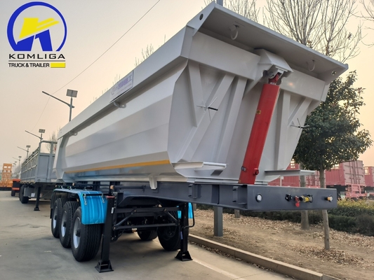 3 assi rimorchio per scarico rimorchio per ribaltamento rimorchio per scarico semirimorchio per materiali da costruzione